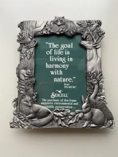 SEAGULL PEWTER動物モチーフ フォトフレーム