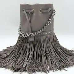 【希少美品】J&M DAVIDSONフリンジ カーニバル M チャコールグレー J&M Davidson DAVIDSON フリンジ カーニバル MEDIUM FRINGE CARNIVAL