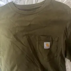 Carhartt ポケット付き Tシャツ Lサイズ オリーブ