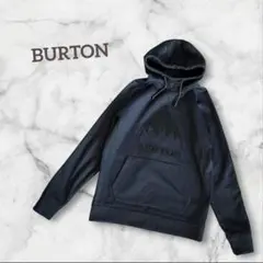 Burton 撥水パーカー ネイビー M フーディ スノーボードウェア　裏起毛のサムネイル