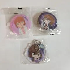 名探偵コナン　灰原哀　缶バッジ　アクキー　セット