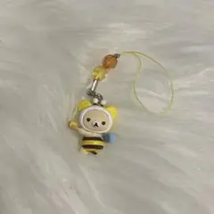 レアリラックマ　ハニー＆スマイルストラップ　コリラックマ　ハチ　バッジ　セット