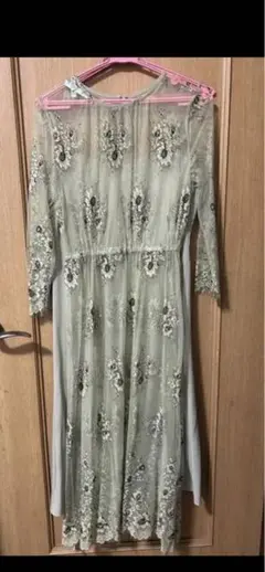 ロペピクニック　結婚式　ワンピース　ドレス　お呼ばれ　レース　2次会