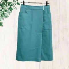 NATURAL BEAUTY BASIC【XS】巻きスカート風スカート/オフィス