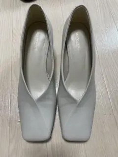 ビューティー&ユース｜レザースクエアトゥ スイッチング パンプス