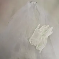 FOURSIS&Co. ウェディングベール・ウェディンググローブのセット