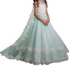 フォーマルドレス ミントグリーン キッズ 130cm