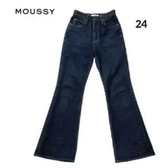 ✨MOUSSY MVS FLARE フレアデニムパンツ 24