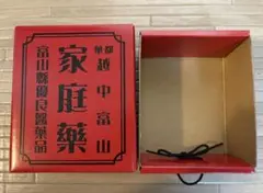 越中富山家庭薬　薬箱　（紙製）