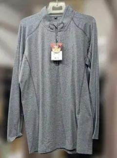 村上被服　HOOH　ジップアップホットインナー LL 　グレー