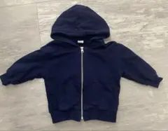 ジップパーカー　上着　サイズ95 ネイビー