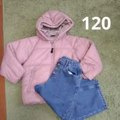 中綿ジャケット＆ワイドパンツ