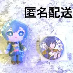 【匿名配送】プロセカはっぴーこれくしょんくじ KAITOぬいぐるみ、缶バッジ