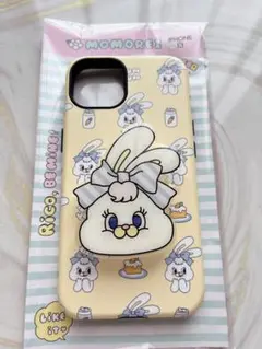 韓国momorei スマホケース&スマホグリップセット　iPhone13