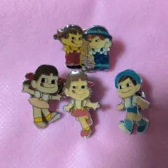 ペコちゃんピンバッチ4点セット