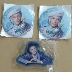 東　缶バッチ　クリップ　エーステ