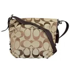 コーチ ショルダーバッグ シグネチャー F15067 斜め掛け 2WAY 肩掛け