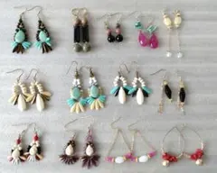 ハンドメイド ピアス まとめ売り41点