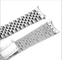 腕時計ベルト 18mm シルバー ジュビリー ステンレス 弓 カン