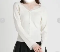 セルフォード　レースカーディガン　フリーサイズ