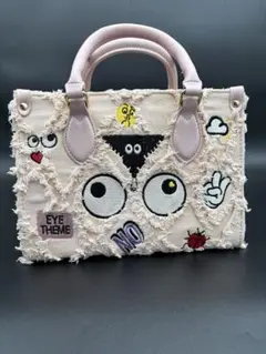 EYE THEME ピンク　ハンドバッグ