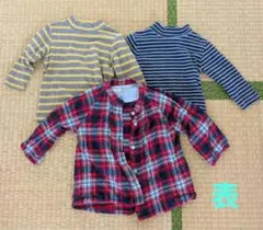 無印良品 ベビー服 80cm&90cm 3枚セット