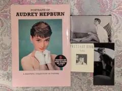 オードリヘップバーン　ポスター　ポストカード　ポーチ　マルチホルダー　４点セット