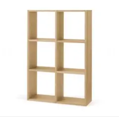 無印良品 スタッキングシェルフ 3段×2列 オーク材のサムネイル