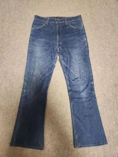 Wrangler 先染めブラック フレア ベルボトムデニム 646 517 Wrangler 先染めブラック フレア ベルボトムデニム 646 517