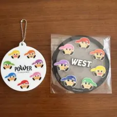 WEST. コップ置くヤツ　コースター POWER ミラー セット