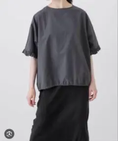 L.GRAY新品タグ付き リネンフリルスリーブプルオーバー アーバン