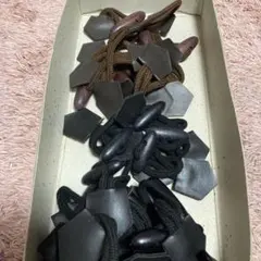 人気！！黒茶色ボタンセット