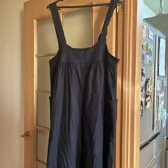 サロペットワイドパンツ