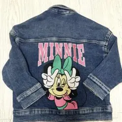 H&M キッズ　ミニー　ジージャン　デニム　ジャケット　100
