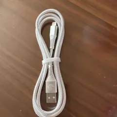 Lightningケーブル ホワイト ナイロン編み