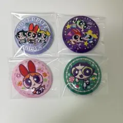 パワーパフガールズ　刺繍缶バッジ