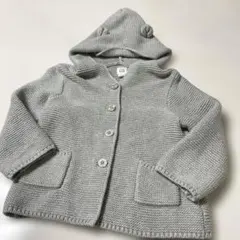 美品　フード付きカーディガン 18-24ヶ月