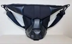 ORIBAGU ブラックブル ショルダーバッグ