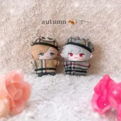 にじぱぺっと ぬい服 トップス ベレー帽 セット 【grey】