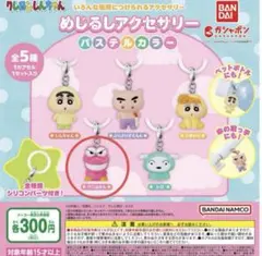 めじるしアクセサリー クレヨンしんちゃん パステルカラー ワニ山さん おまけ付き