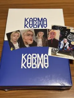 （未開封）Stray Kids KARMA 2種セット&フィリックストレカ付き