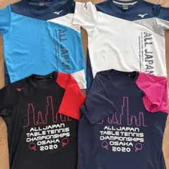 卓球 練習着 ウエア Tシャツ インターハイ4枚セット ミズノ