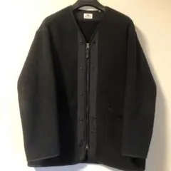 ユニクロ×エンジニアードガーメンツ　ノーカラーフリースコート黒Mサイズ
