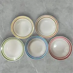 昭和レトロ　Souritsu Akechi カレー皿 5枚セット