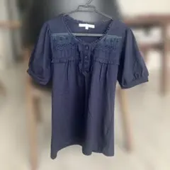 レベッカテイラー　Tシャツ　ネイビー　紺　半袖シャツのサムネイル