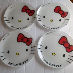 HELLO KITTY ハローキティガラス皿 ４枚セット
