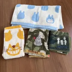 スタジオジブリ タオルハンカチ 4枚セット