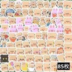 No.0275【アニマルベーカリーMIX】フレークシール(36枚) - メルカリ