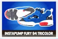 リーボック Reebok INSTAPUMP FURY トリコロール ガチャ