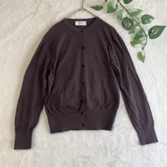 OPAQUE.CLIP オペークドットクリップ クルーネック ニットカーディガン